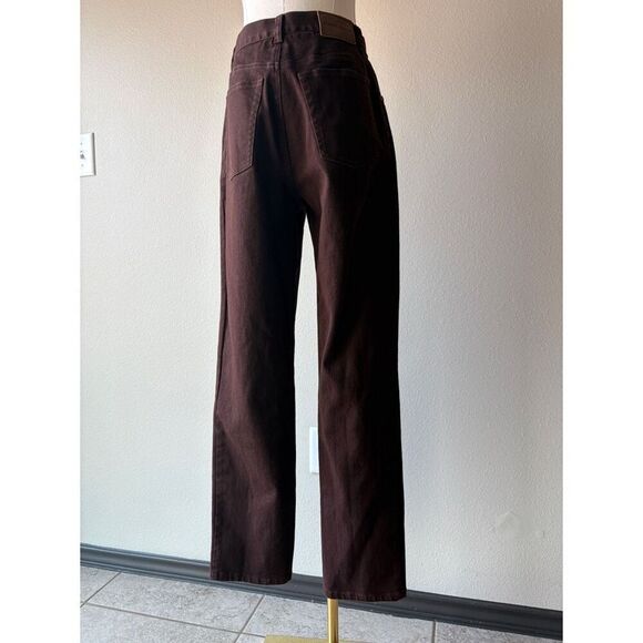 Jones Jeans stretch brown high rise denim jeans - Picture 3 of 6